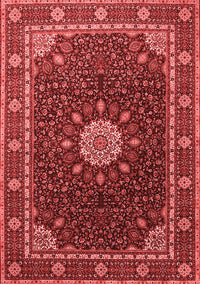 Medallion Red Traditional Rug, tr2129red