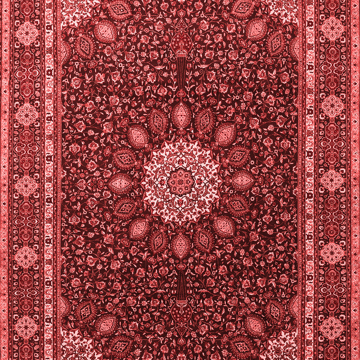 Medallion Red Traditional Area Rugs