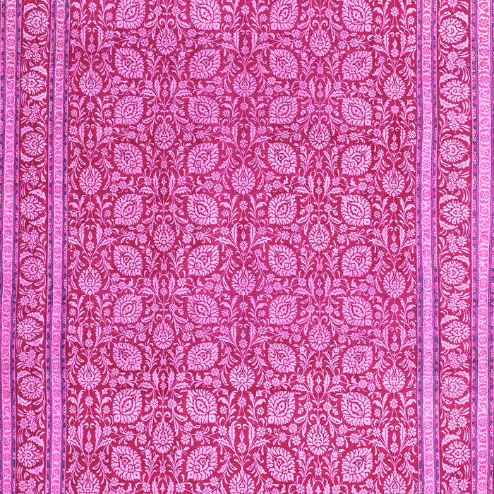Machine Washable Persian Pink Traditional Rug, wshtr212pnk