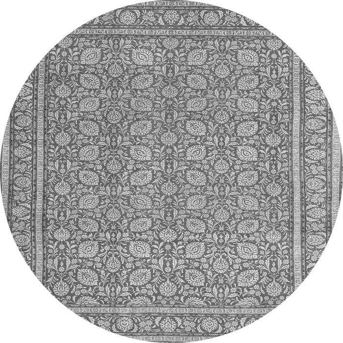 Square Persian Gray Traditional Rug, tr212gry