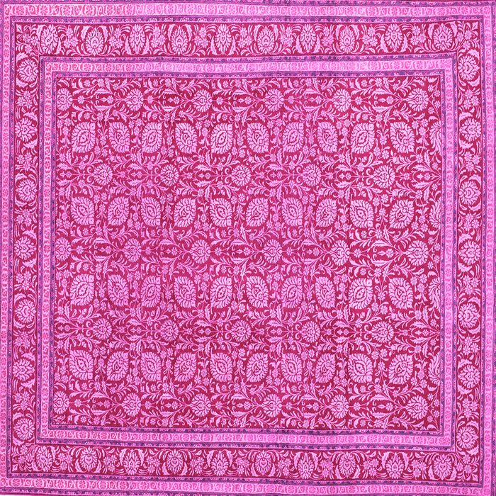 Square Persian Pink Traditional Rug, tr212pnk