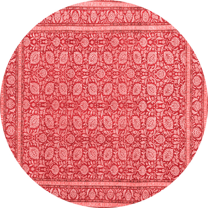Machine Washable Persian Red Traditional Rug, wshtr212red