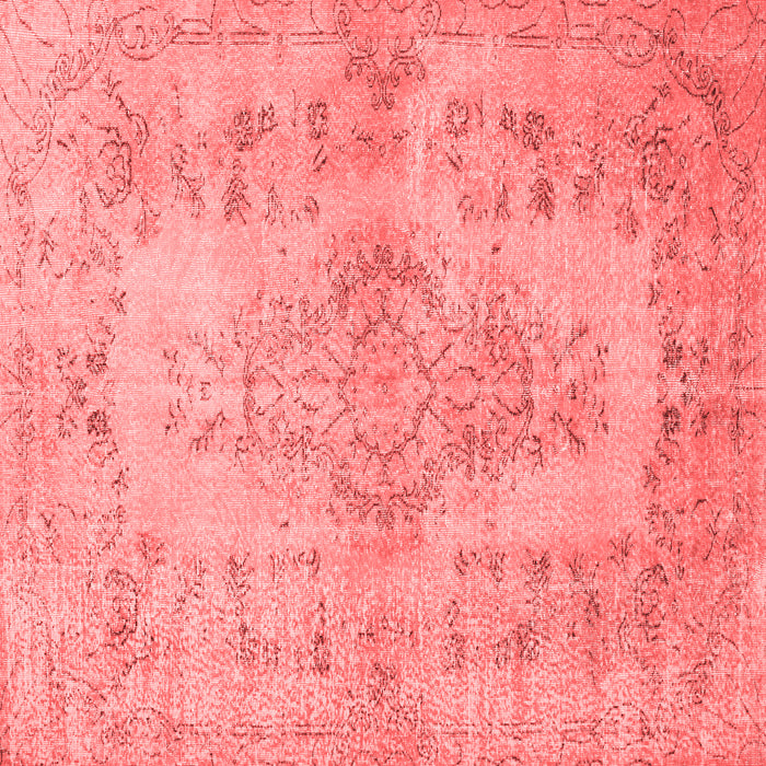 Machine Washable Persian Red Traditional Rug, wshtr2130red