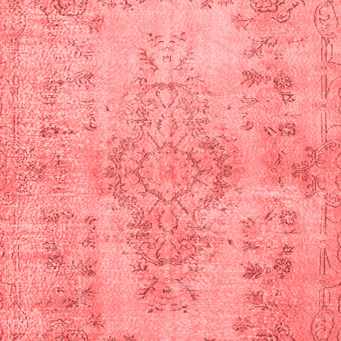 Machine Washable Persian Red Traditional Rug, wshtr2130red