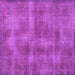 Square Persian Purple Bohemian Rug, tr2131pur