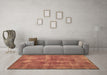 Machine Washable Persian Brown Bohemian Rug in a Living Room,, wshtr2131brn