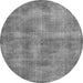 Square Persian Gray Bohemian Rug, tr2131gry