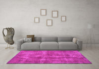 Machine Washable Persian Pink Bohemian Rug, wshtr2131pnk