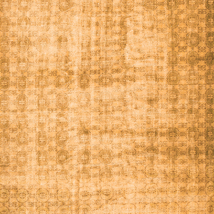 Serging Thickness of Machine Washable Persian Orange Traditional Area Rugs, wshtr2132org