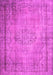 Machine Washable Persian Pink Traditional Rug, wshtr2133pnk