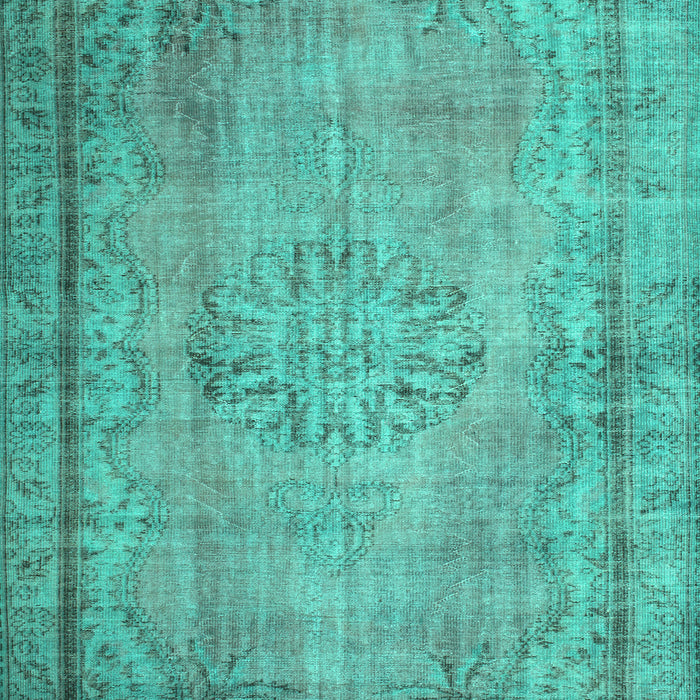Machine Washable Persian Turquoise Traditional Area Rugs, wshtr2133turq