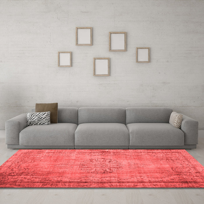 Traditional Red Washable Rugs