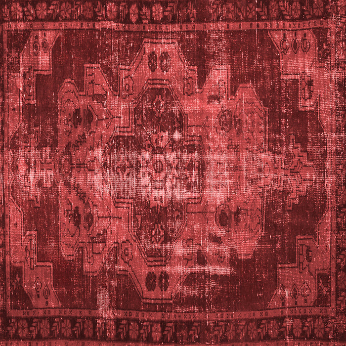 Machine Washable Persian Red Bohemian Rug, wshtr2134red