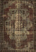 Machine Washable Persian Brown Bohemian Rug, wshtr2134brn