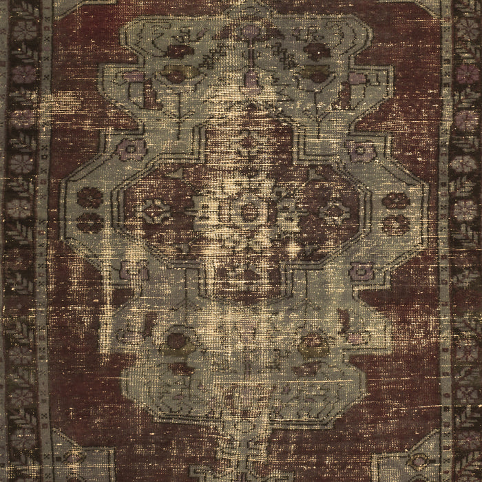 Machine Washable Persian Brown Bohemian Rug, wshtr2134brn
