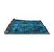 Sideview of Persian Light Blue Bohemian Rug, tr2134lblu