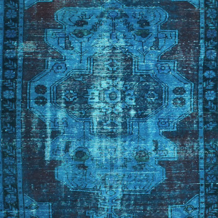 Machine Washable Persian Light Blue Bohemian Rug, wshtr2134lblu