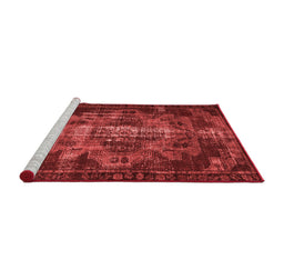 Bohemian Red Washable Rugs