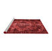 Bohemian Red Washable Rugs