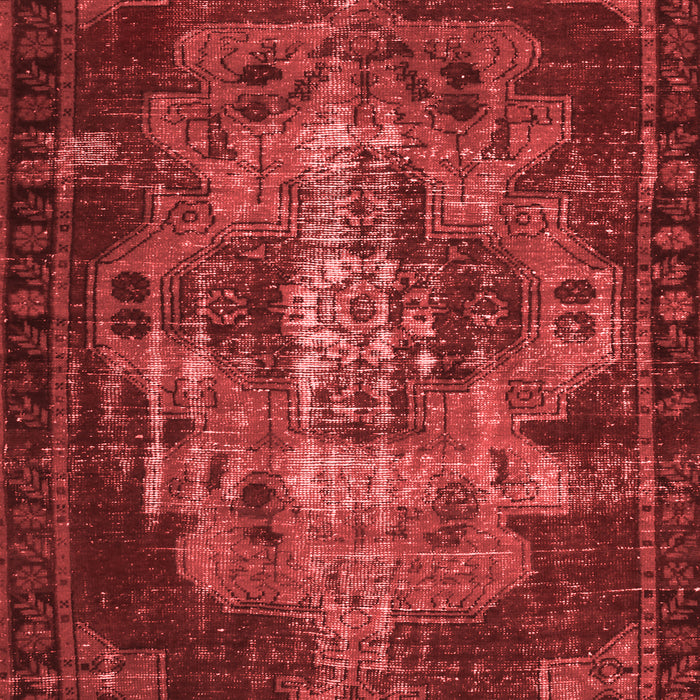 Machine Washable Persian Red Bohemian Rug, wshtr2134red