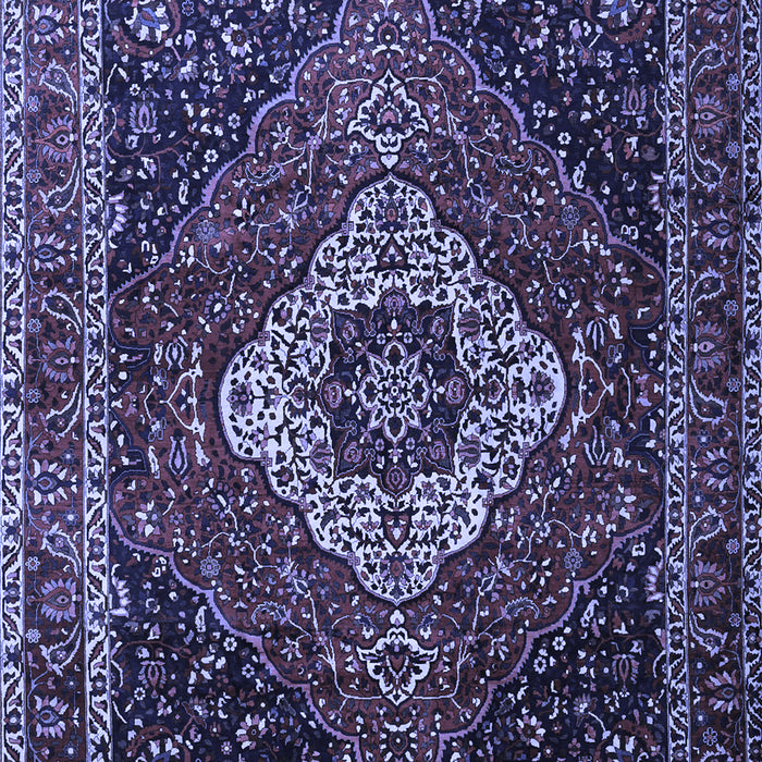 Medallion Blue Traditional Rug, tr2135blu