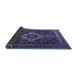 Sideview of Medallion Blue Traditional Rug, tr2135blu