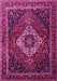 Medallion Pink Traditional Rug, tr2135pnk