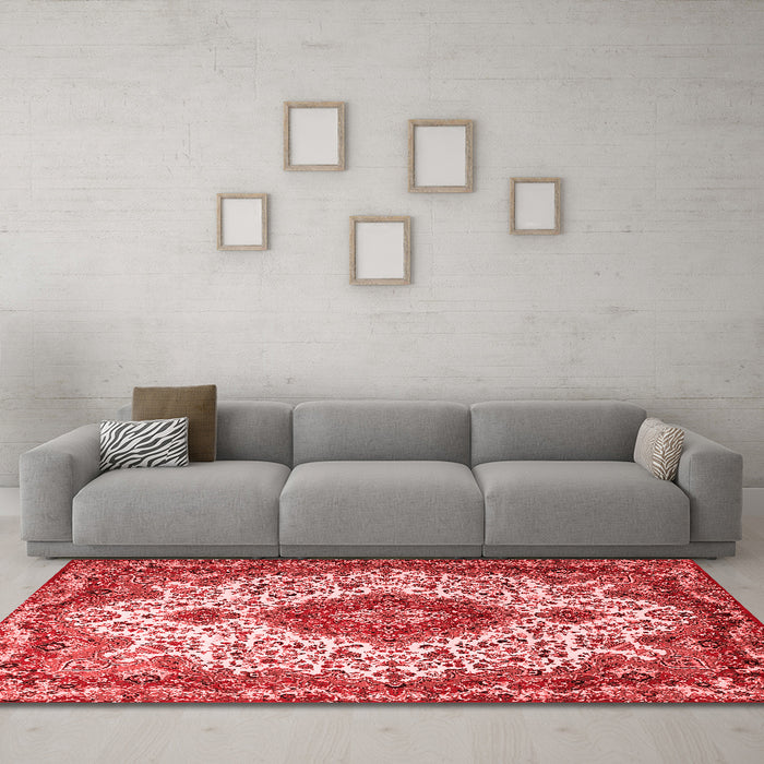 Traditional Red Washable Rugs
