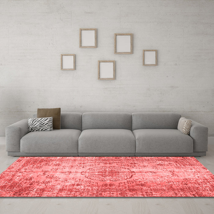 Traditional Red Washable Rugs