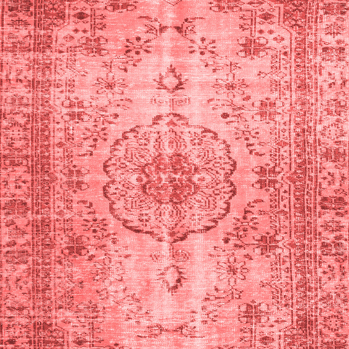 Machine Washable Persian Red Traditional Rug, wshtr2137red