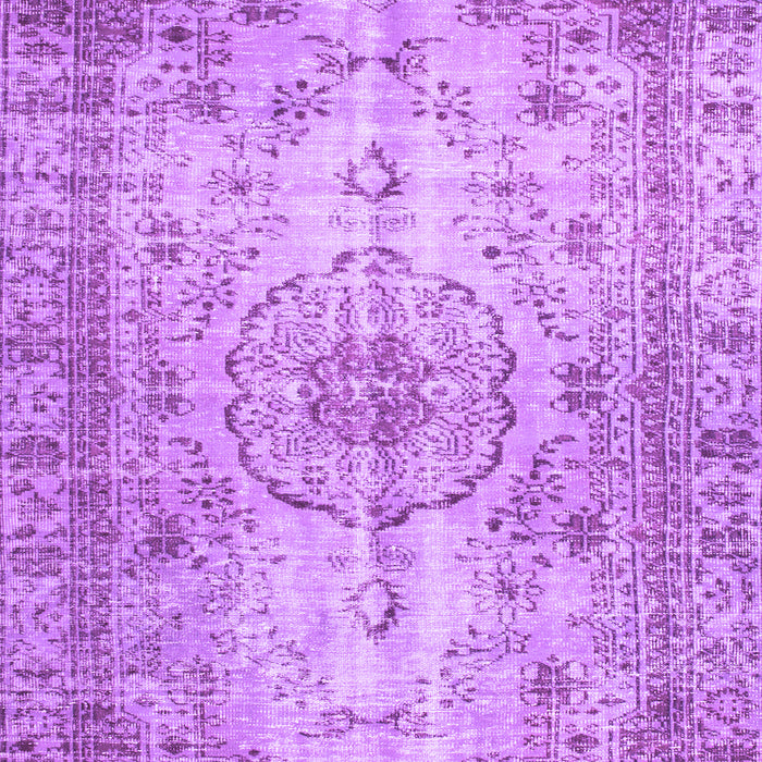 Machine Washable Persian Purple Traditional Area Rugs, wshtr2137pur