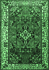 Persian Emerald Green Traditional Rug, tr2138emgrn