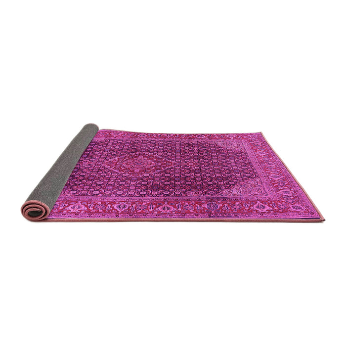 Sideview of Persian Pink Traditional Rug, tr2139pnk
