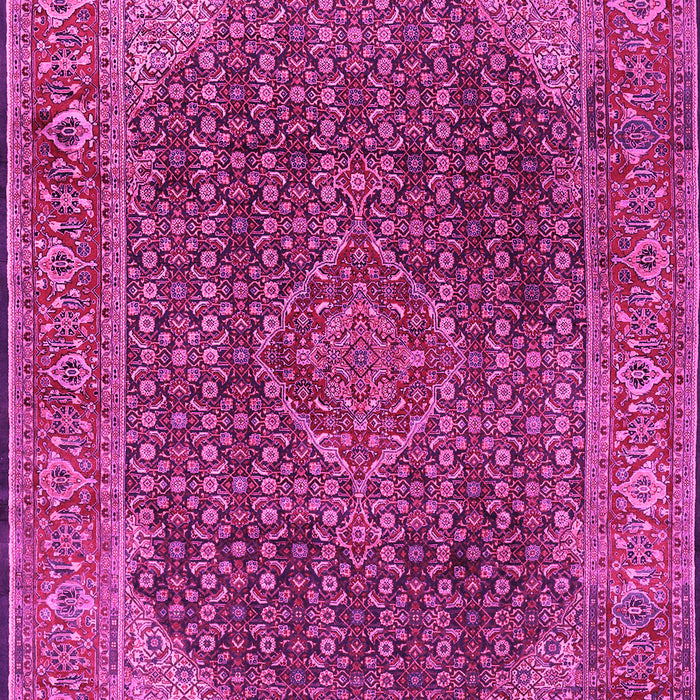 Machine Washable Persian Pink Traditional Rug, wshtr2139pnk