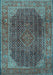 Persian Light Blue Traditional Rug, tr2139lblu