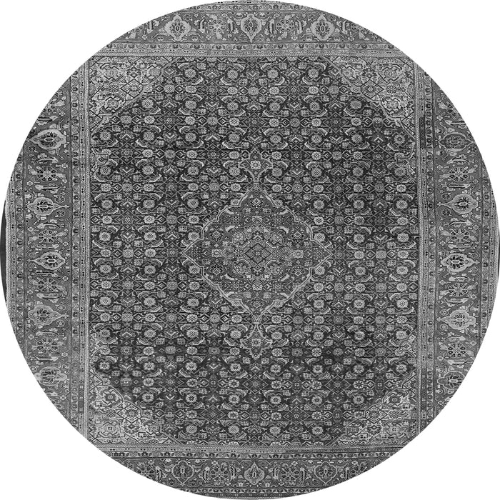Machine Washable Persian Gray Traditional Rug, wshtr2139gry