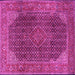 Square Persian Pink Traditional Rug, tr2139pnk