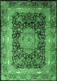 Persian Emerald Green Traditional Rug, tr213emgrn