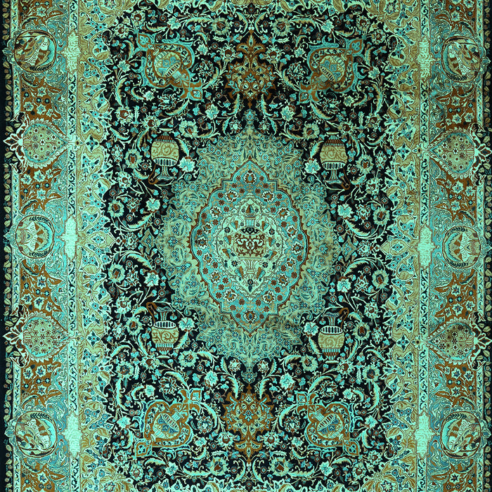 Persian Turquoise Traditional Rug, tr213turq