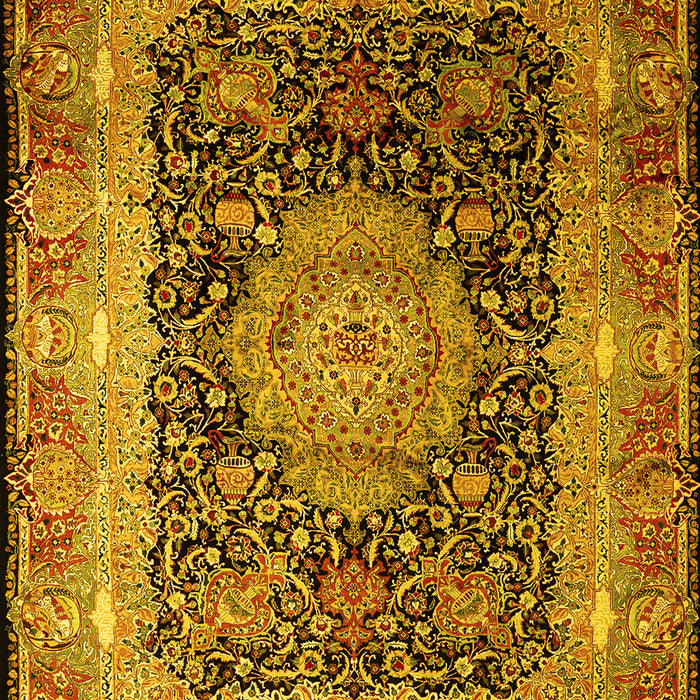 Persian Yellow Traditional Rug, tr213yw