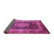 Sideview of Persian Pink Traditional Rug, tr213pnk