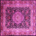 Square Persian Pink Traditional Rug, tr213pnk