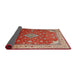 Sideview of Traditional Red Medallion Rug, tr214