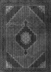 Medallion Gray Traditional Rug, tr2140gry