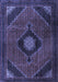 Medallion Blue Traditional Rug, tr2140blu