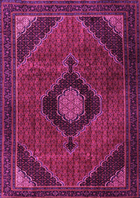 Medallion Pink Traditional Rug, tr2140pnk