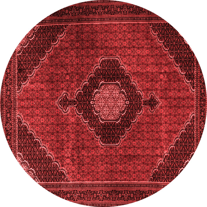 Medallion Red Traditional Rug, tr2140red