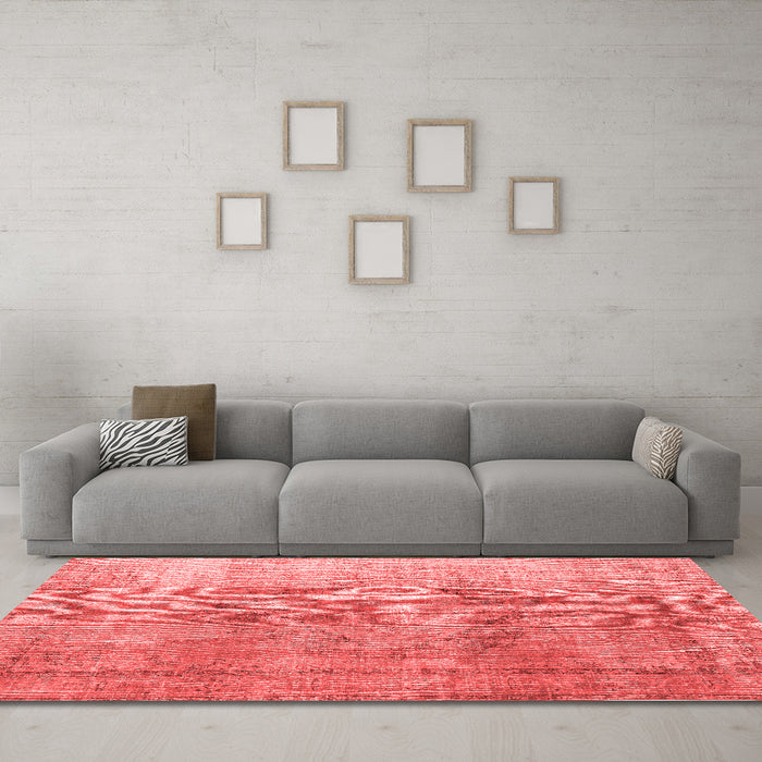 Traditional Red Washable Rugs