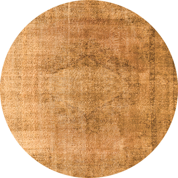 Machine Washable Persian Orange Traditional Area Rugs, wshtr2141org