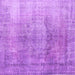 Square Persian Purple Traditional Rug, tr2141pur